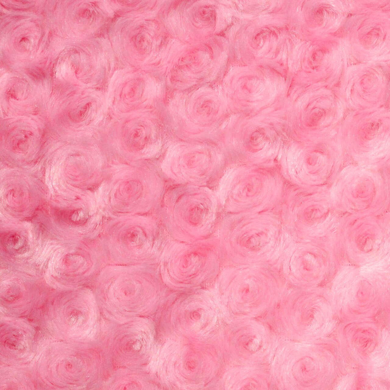 1 Yard Hot Pink Minky Rosebud Fabric Rose Swirl Embossed 58/60" Width
